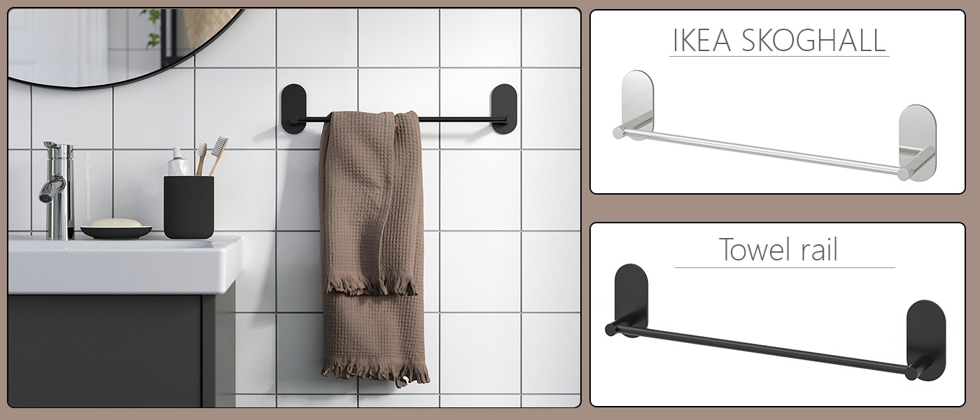 آویز حوله ایکیا مدل IKEA SKOGHALL
